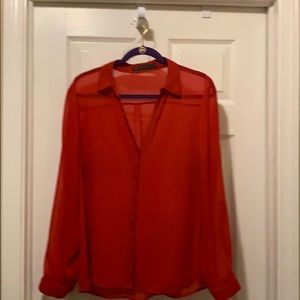 The Limited Outback Red blouse